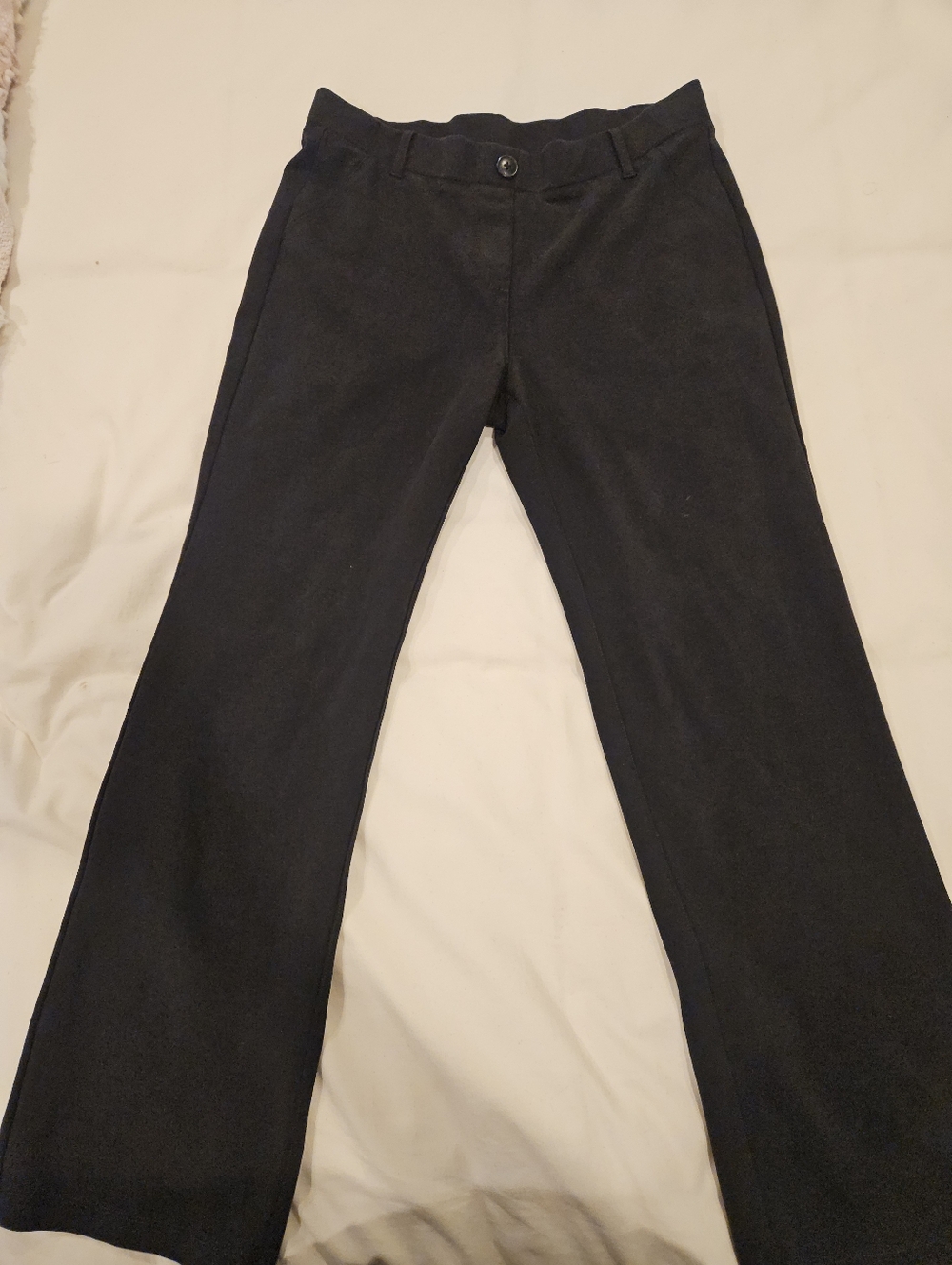 Stella Carakasi Natural Lux Black Lounge Dress Pants Womens Size Medium Stretch.